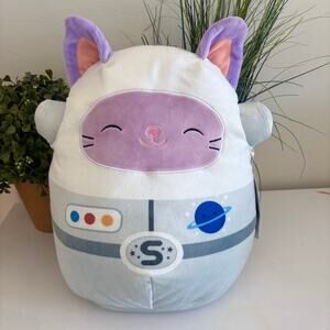 NWT Squishmallows 14" Brielle The Astronaut Cat Plush Toy